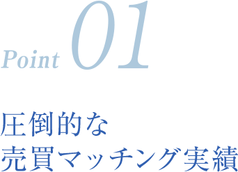 圧倒的な販売実績