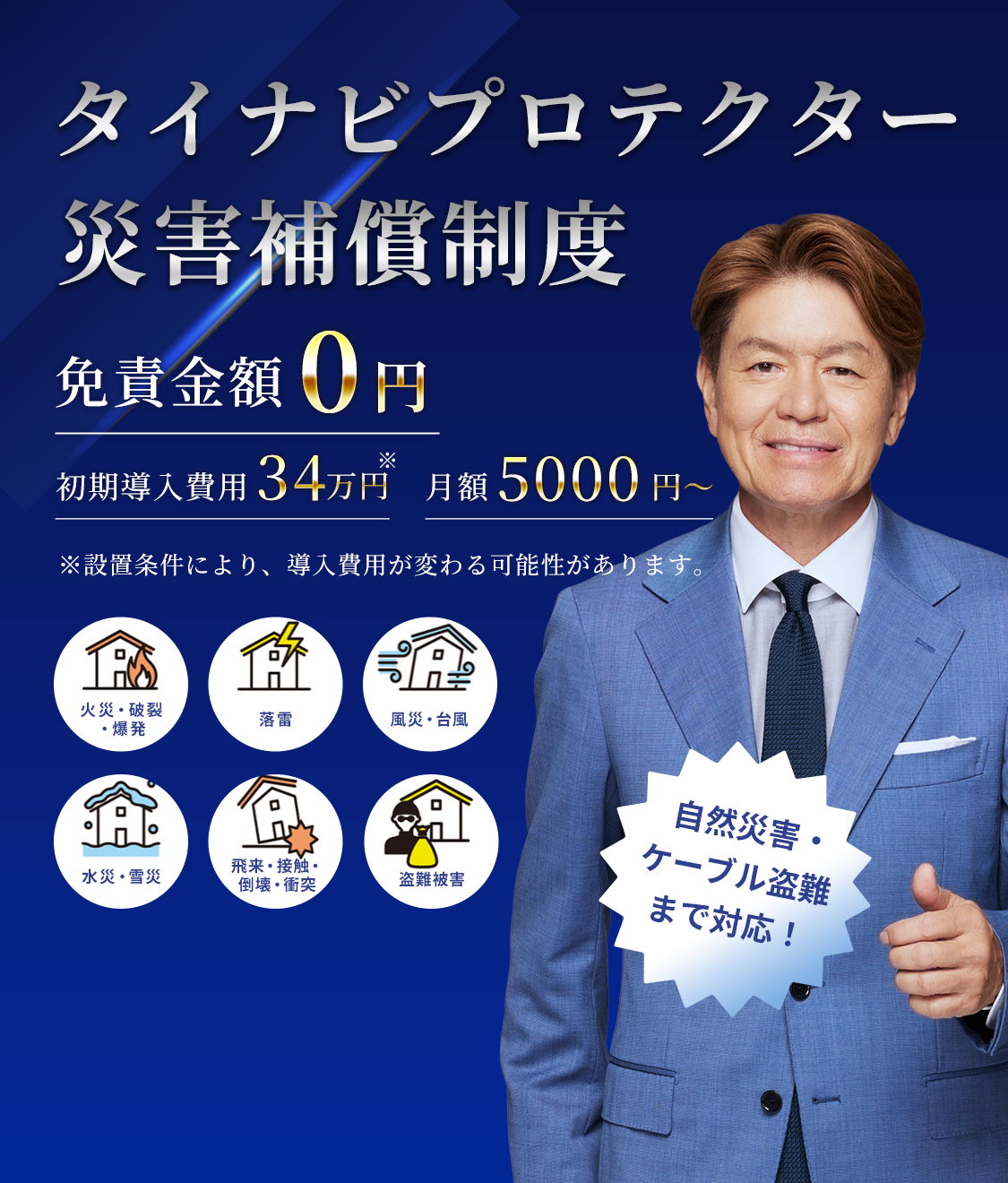 タイナビプロテクター災害補償制度