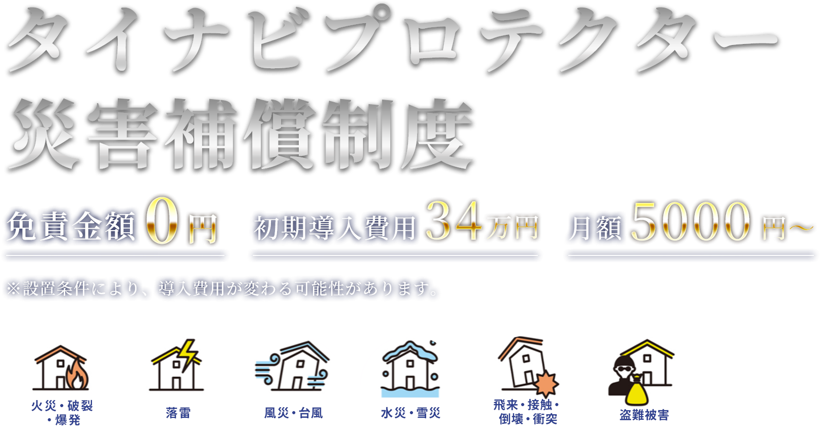 タイナビプロテクター災害補償制度