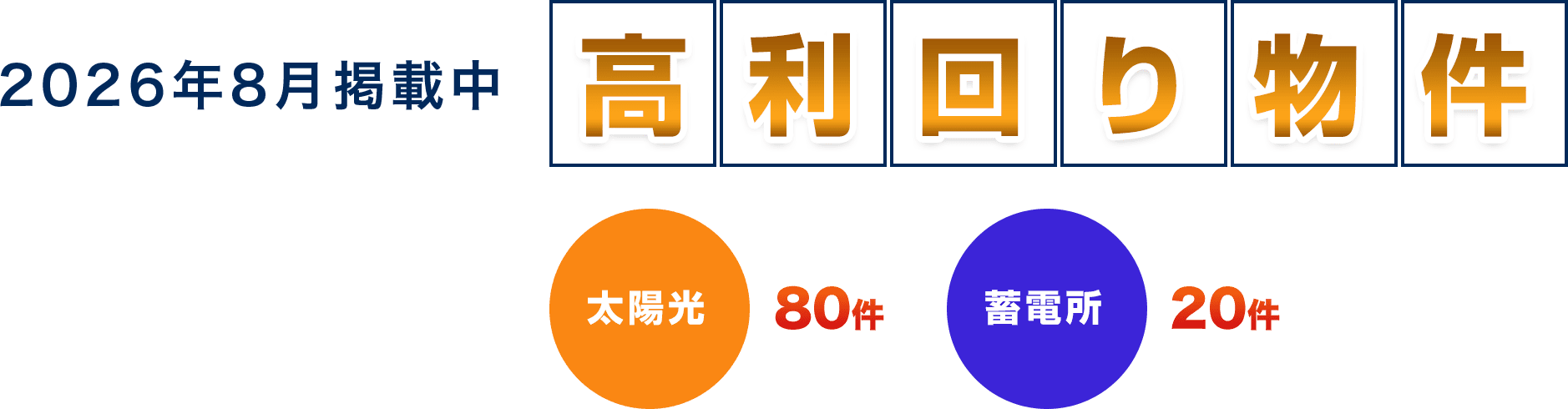 高利回り物件